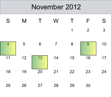 13th November 2012