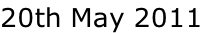 20th May 2011
